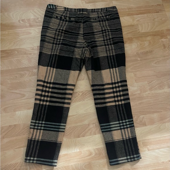Woolrich woman’s wool blend black/ tan pants size 12 - Picture 8 of 15